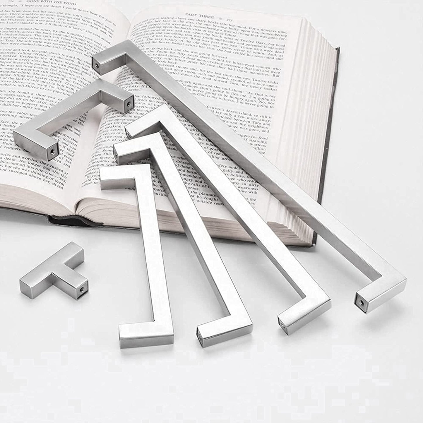 Norvo | Kjøkkenskap trekk børstet nikkel rustfritt stål skap håndtak