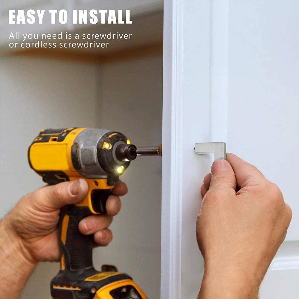 Norvo | Kjøkkenskap trekk børstet nikkel rustfritt stål skap håndtak