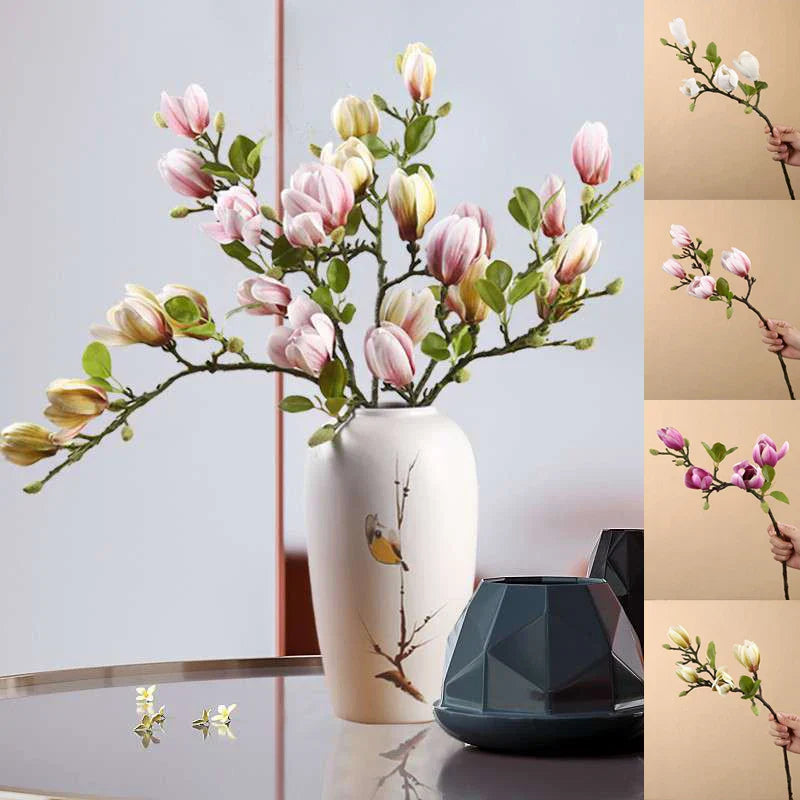 Norvo | Livslike kunstige magnolia grener