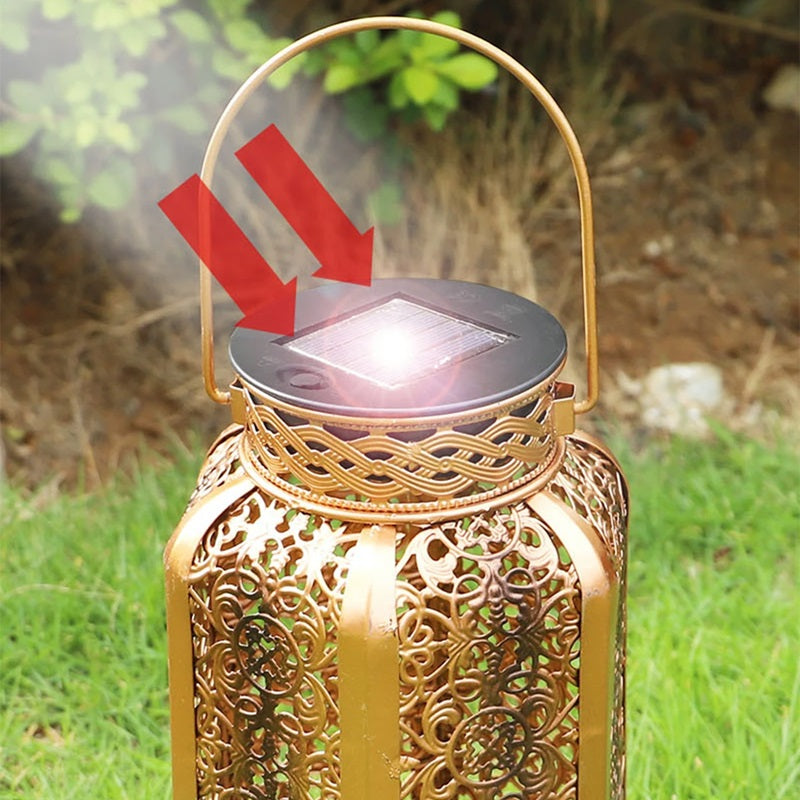 Norvo | Solar Retro LED Hengende Lantern