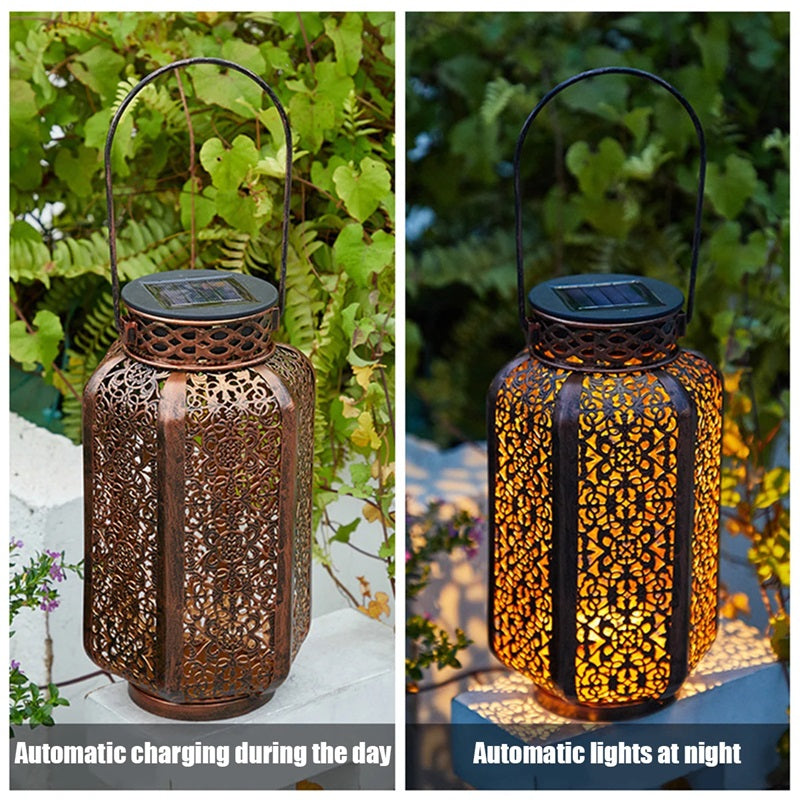 Norvo | Solar Retro LED Hengende Lantern