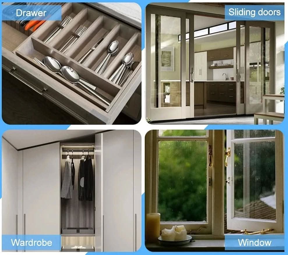 Norvo | Magnetisk Dørstopper for Stille, Sikker Lukkingen