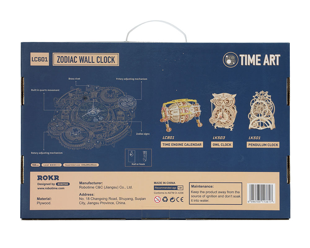 Zodiac Veggklokke og Kalender Norvo