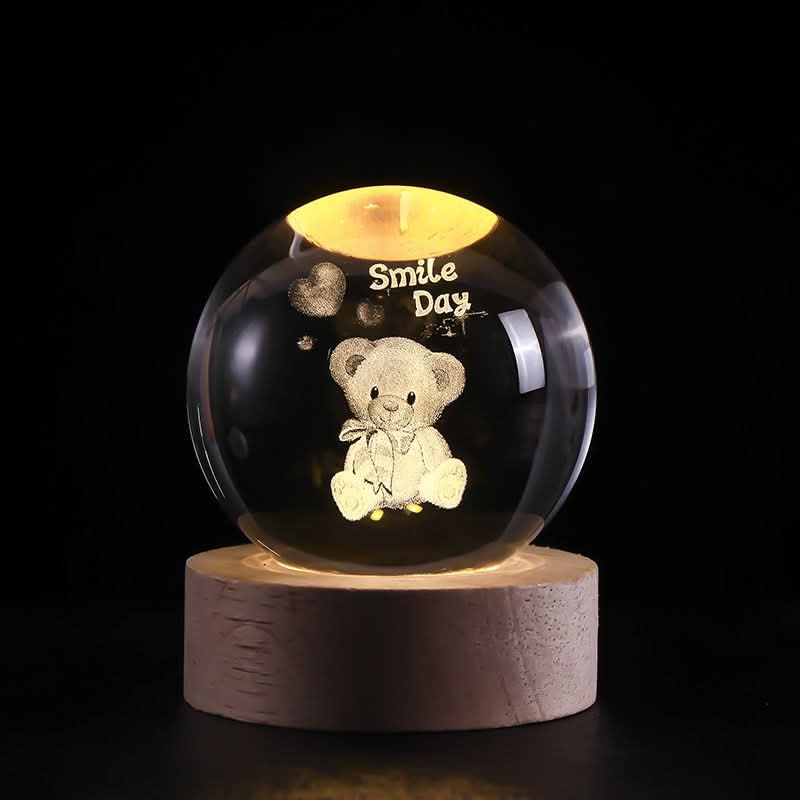Norvo | Luminous Crystal Ball LED Nattlys Dekor