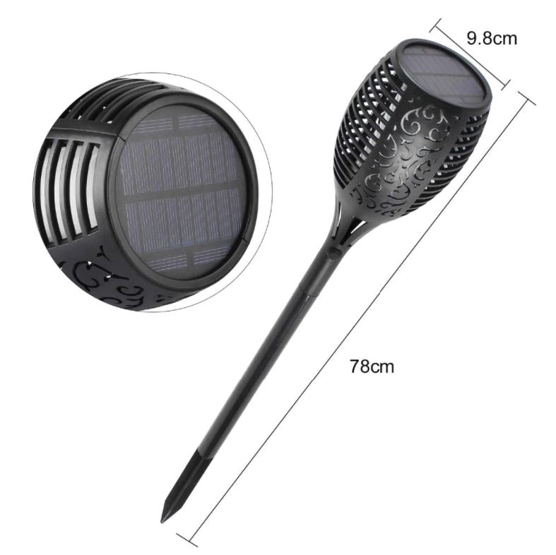 Norvo | LED Solsenger Fakkel Deluxe 96 LED (4 stk)