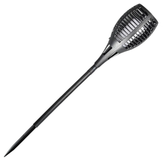 LED solcelle fakkel med flimrende flamme