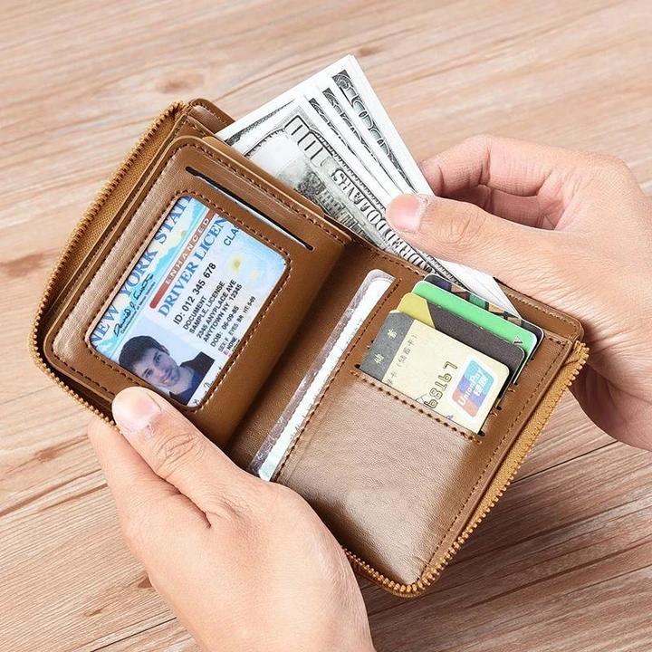 RFID-blokkerende lommebok for menn