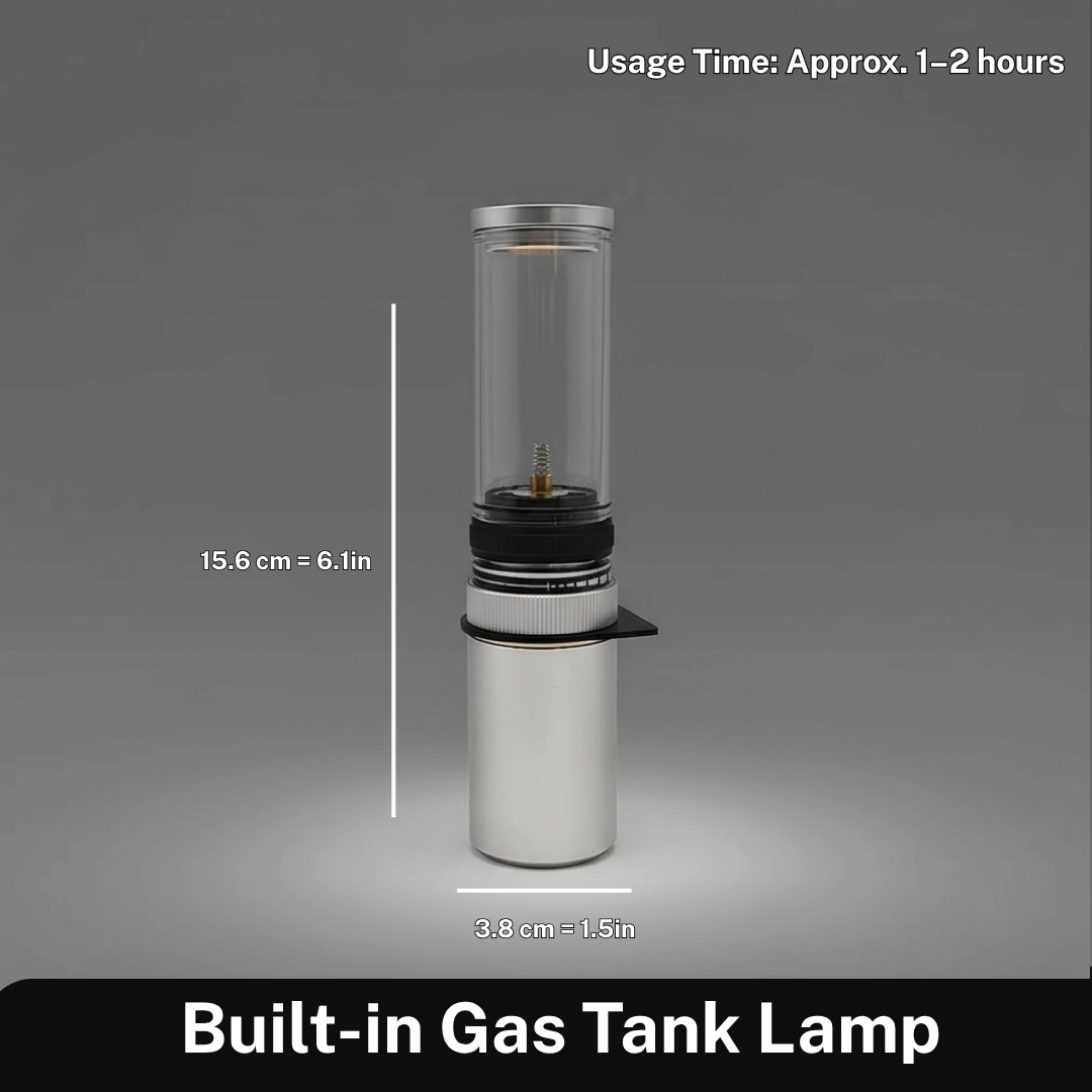 Norvo | Kompakt Butanlampe for Camping & Utendørs Eventyr