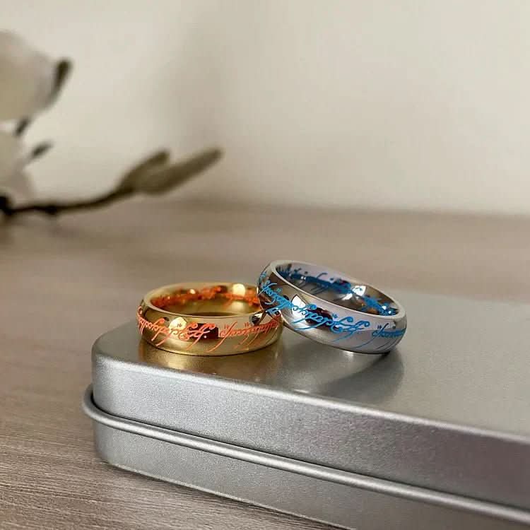 Norvo | Belyst smykkering med gravering for lykke og positivitet