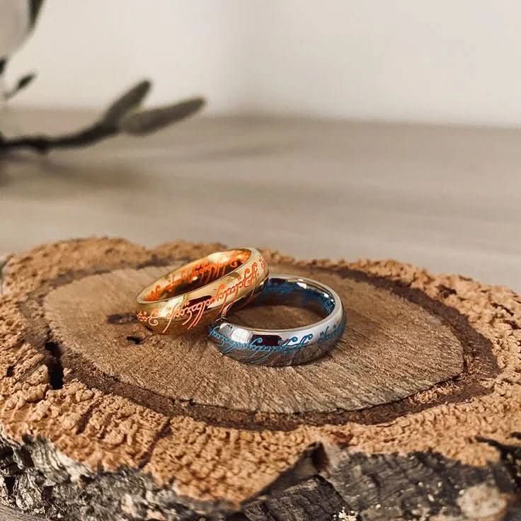 Norvo | Belyst smykkering med gravering for lykke og positivitet