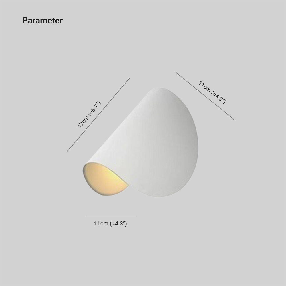 Norvo | Eveline Moderne Geometrisk LED 4 Farge Vegglys Innendørs/Utvendig Metall