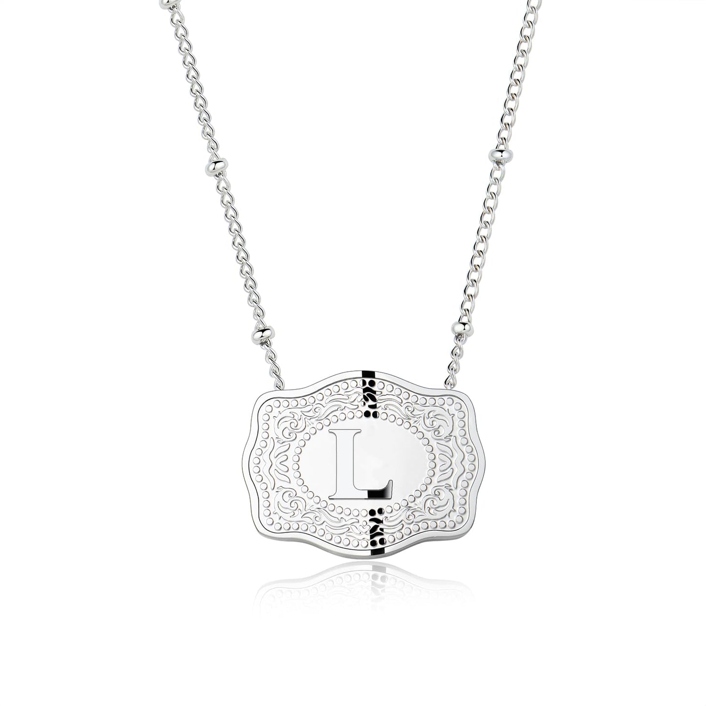 Norvo | Delikat Beltespenne Bokstav Initial Halskjeder