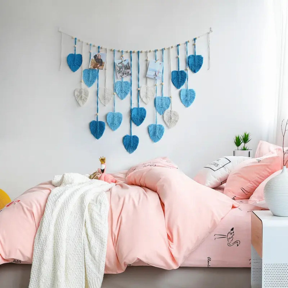 Norvo | Blad-tema Macrame Veggdekor