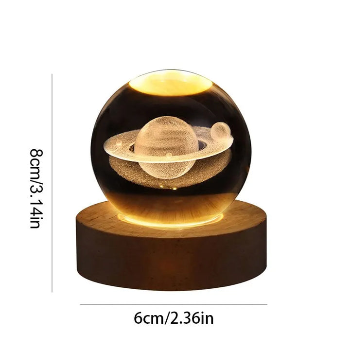 Solar-System Bordlampe – LED Lys med Planetdesign for Oppholdsrom | Norvo