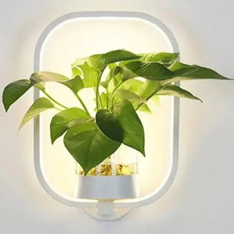 Norvo | LED Vegglampe FloraGlow | Moderne Design | Varmt Lys | 32x22x30 cm