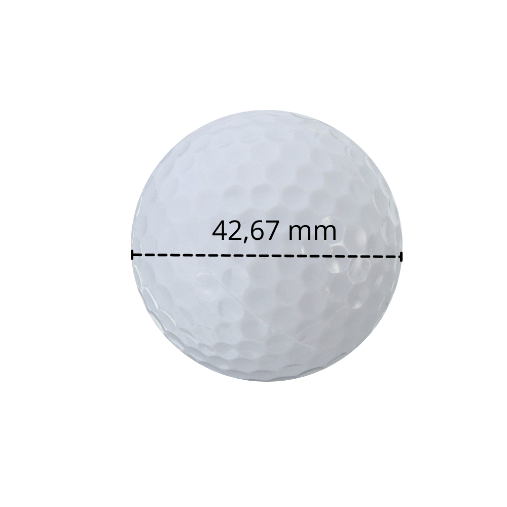Pakke med 6 golfballer med LED-lys