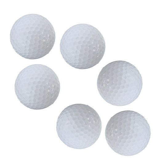 Pakke med 6 golfballer med LED-lys