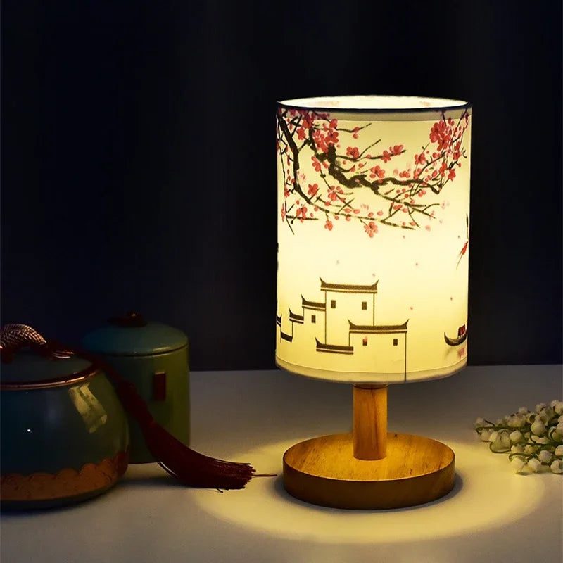 Norvo | Japansk Lampe - Rose Lampe - Dimmbar - Nattlampe
