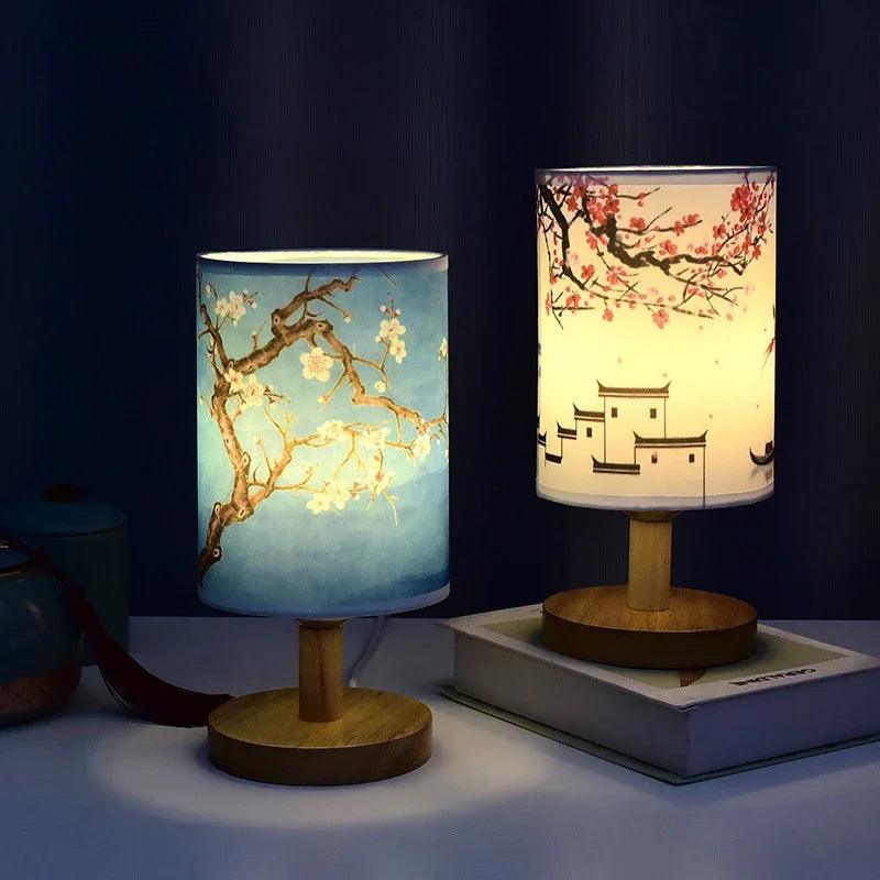 Norvo | VibeGlow - Moderne Japandi Bordlampe med Eleganse