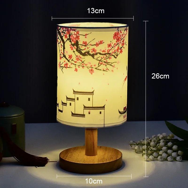 Norvo | VibeGlow - Moderne Japandi Bordlampe med Eleganse