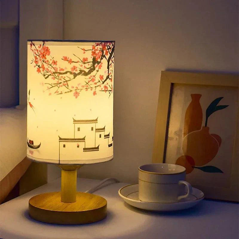 Norvo | VibeGlow - Moderne Japandi Bordlampe med Eleganse