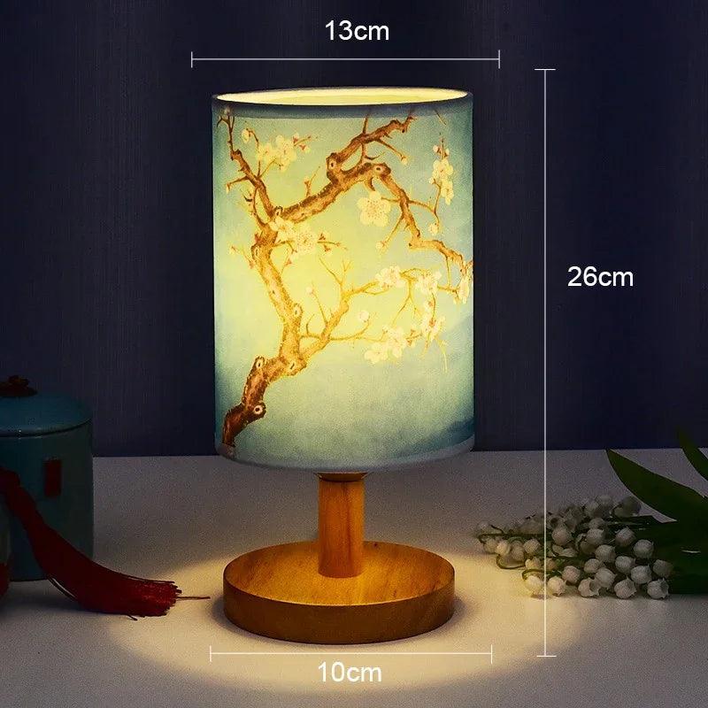 Norvo | VibeGlow - Moderne Japandi Bordlampe med Eleganse