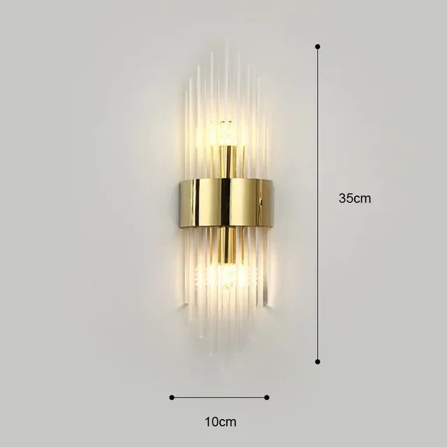 Norvo | Vegglampe - GlamorLite - Luksuriøs Design - Elegant og Raffinert