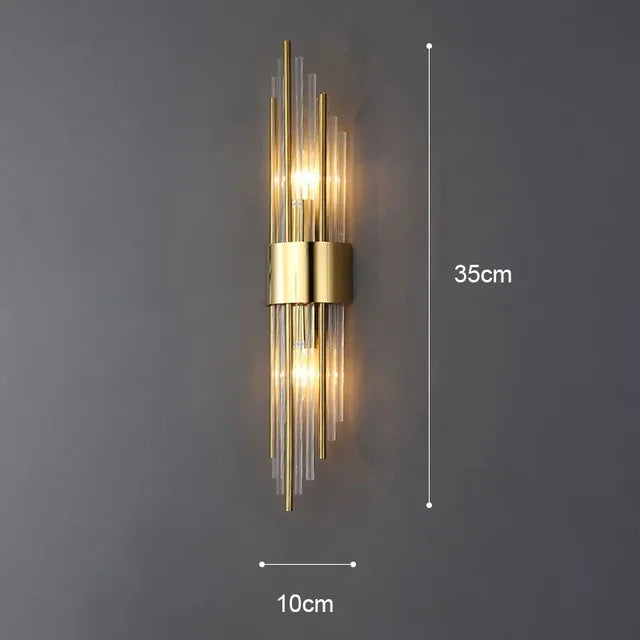 Norvo | Vegglampe - GlamorLite - Luksuriøs Design - Elegant og Raffinert