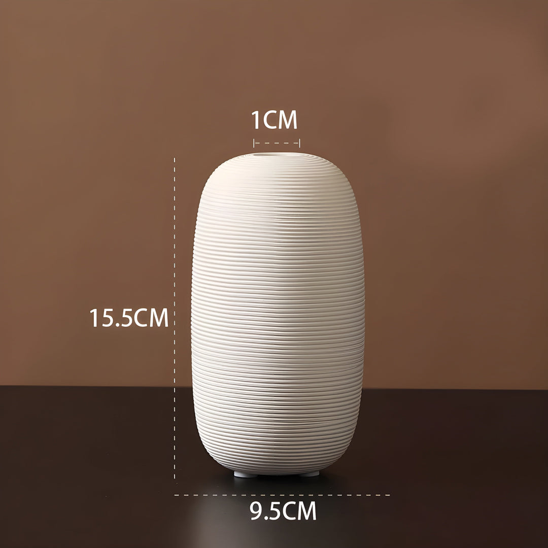 Norvo | Minimalistisk Håndlaget Keramisk Zen Vase