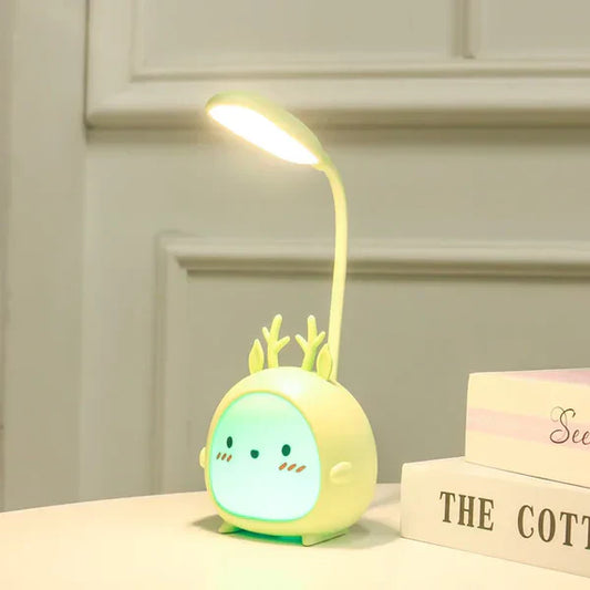 BrightBuddy - Sikker LED Barneleselampe med Nattfunksjon