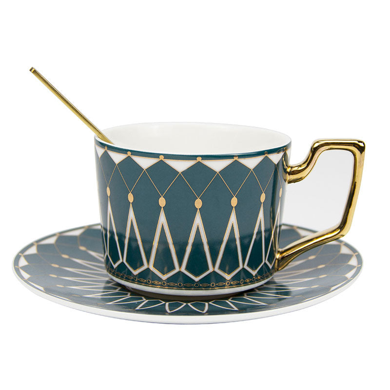 Norvo | Square A Retro-Mønster Kaffe Krus