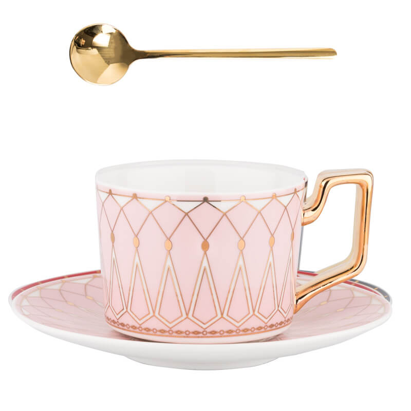 Norvo | Square A Retro-Mønster Kaffe Krus