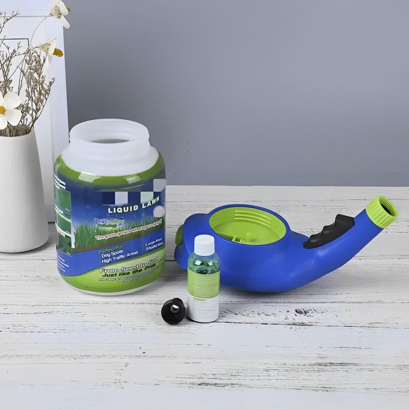 Norvo | Liquid Lawn Hydro Mousse Spray On Grass Seed | Enkel påføring for flekkete plener og områder med høy trafikk