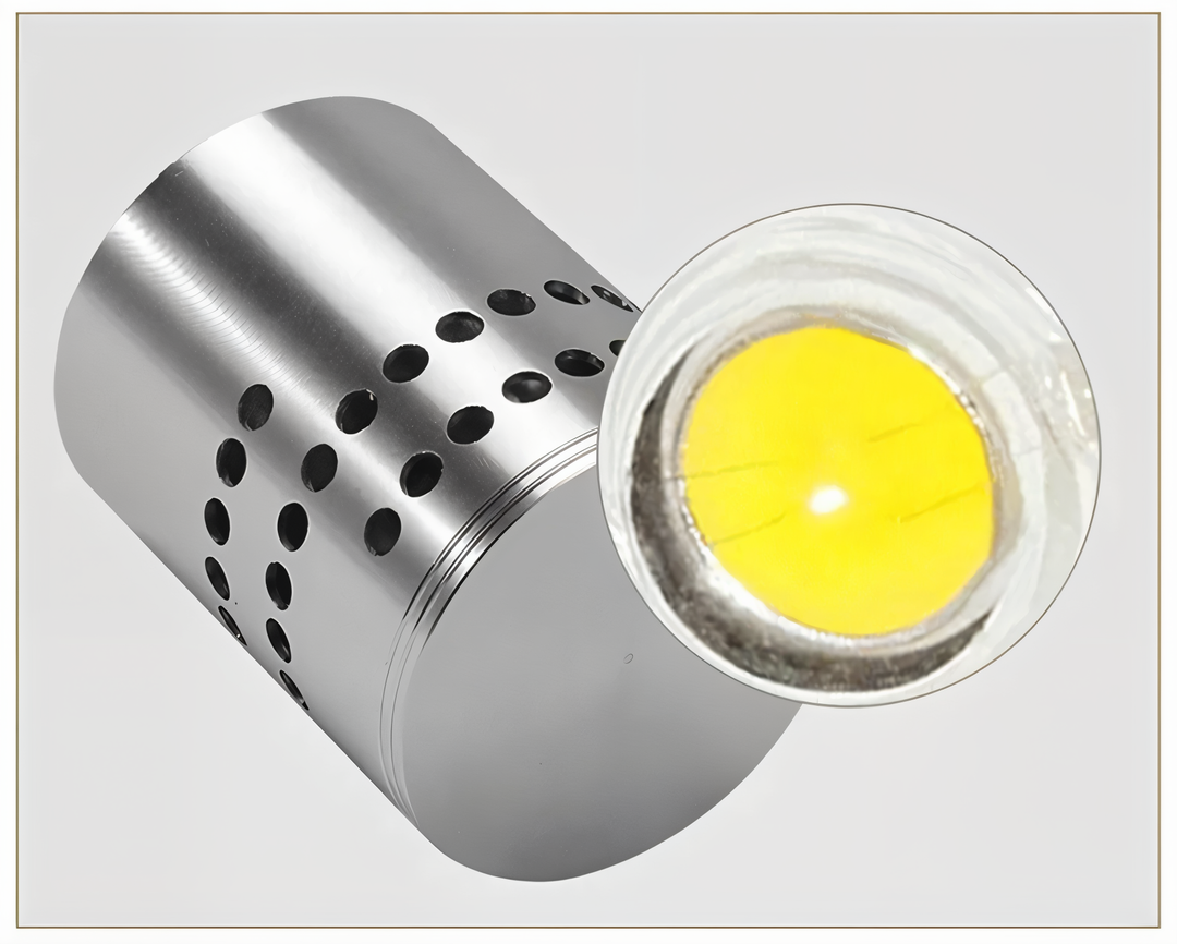 Norvo | LuminBlast LED Vegglampe – Fargerik Spiral Sylinder Vegglampe for Moderne Innendørs Belysning