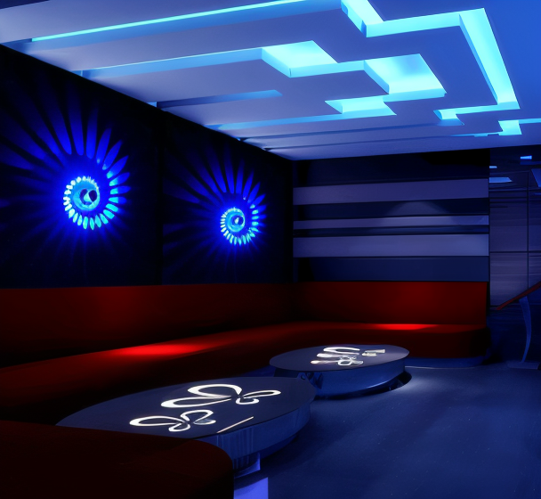 Norvo | LuminBlast LED Vegglampe – Fargerik Spiral Sylinder Vegglampe for Moderne Innendørs Belysning