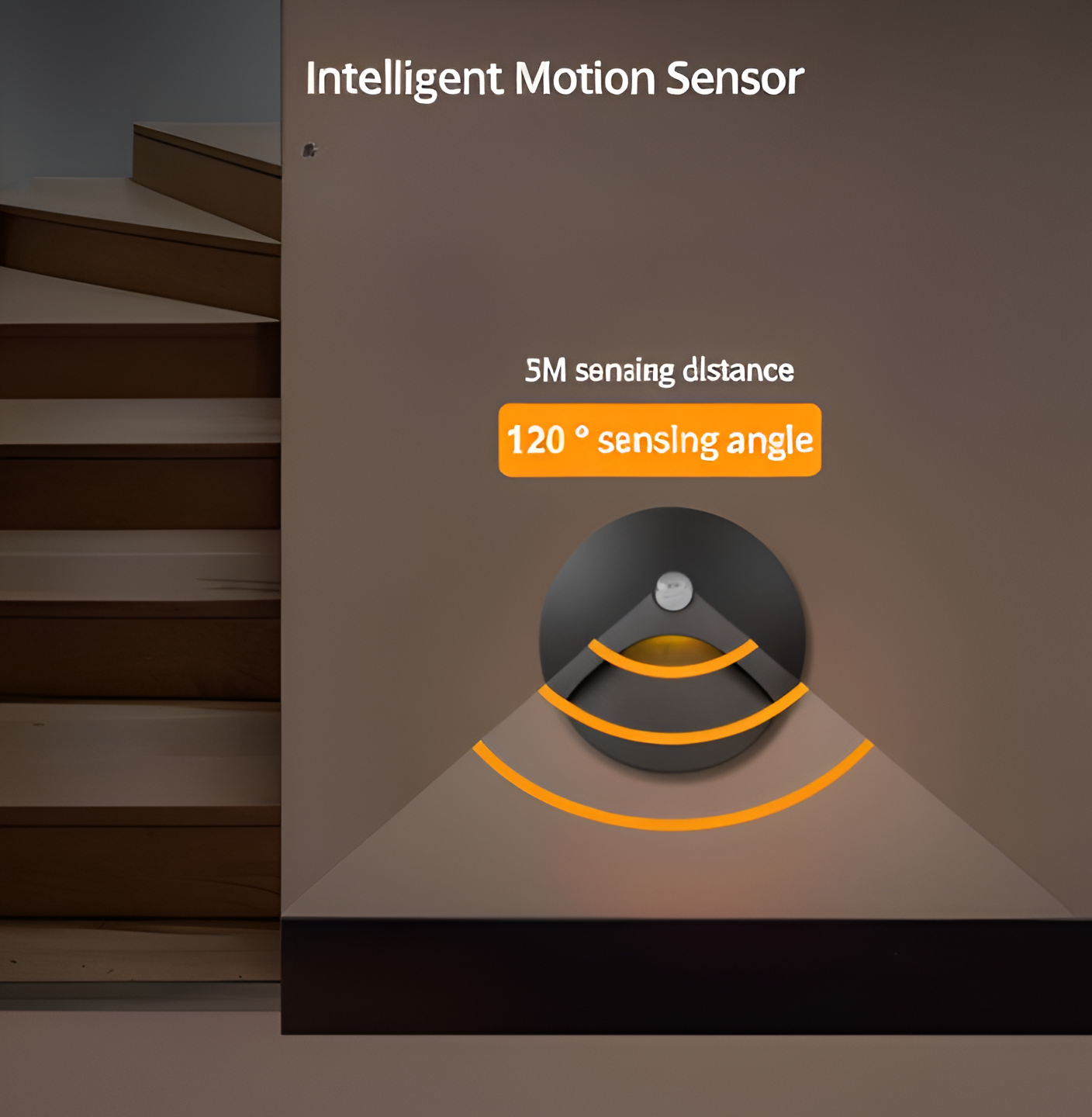 Norvo | LuminiPath LED Vegglampe – Vanntett IP65 Bevegelsessensor Innendørs & Utendørs Vegglampe