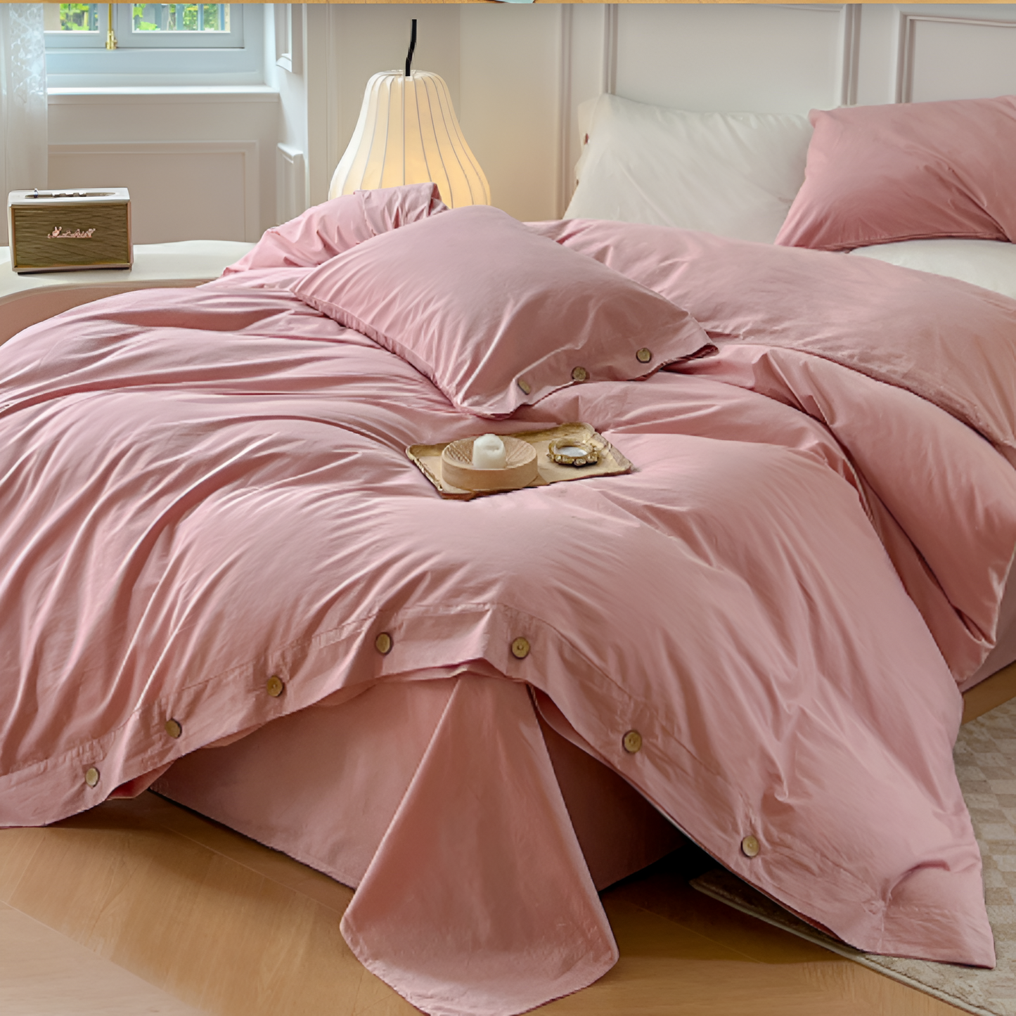 Norvo | Pustende Bomull Sengsett med To Putetrekk