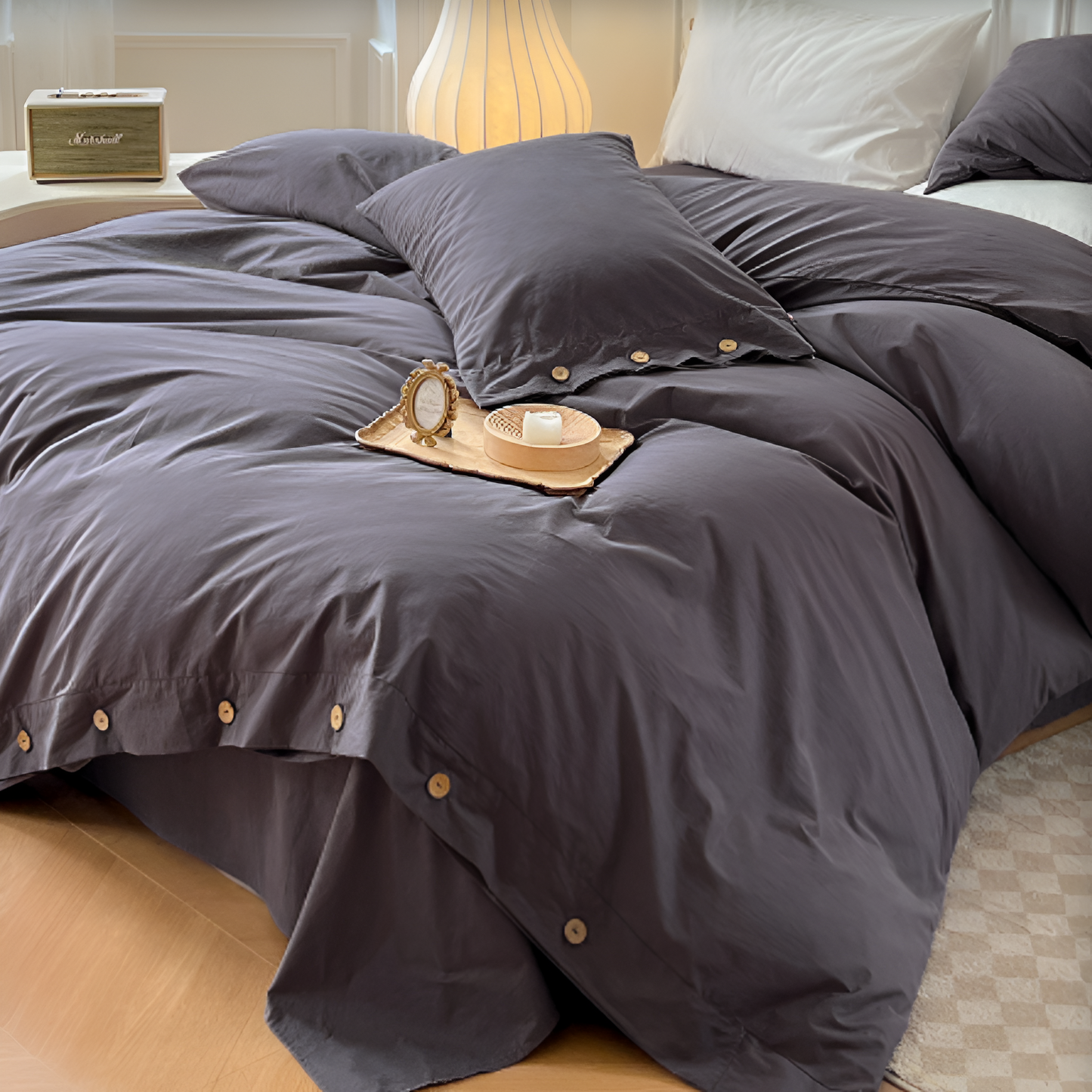 Norvo | Pustende Bomull Sengsett med To Putetrekk