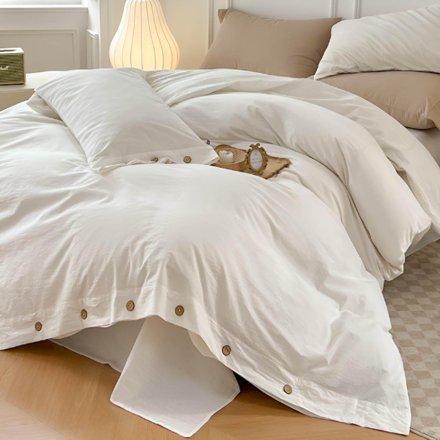 Norvo | Pustende Bomull Sengsett med To Putetrekk