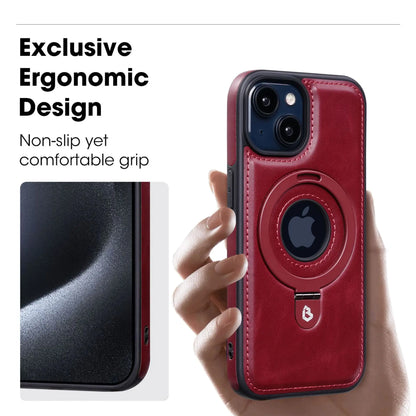 Norvo | Magnetisk iPhone-deksel med usynlig ringholder