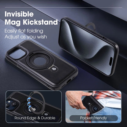 Norvo | Magnetisk iPhone-deksel med usynlig ringholder