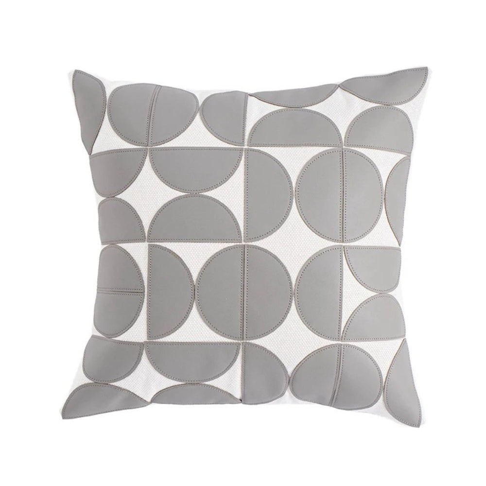 Norvo | Luksuriøs Brodert Fake Skinn Sofapute Deksel