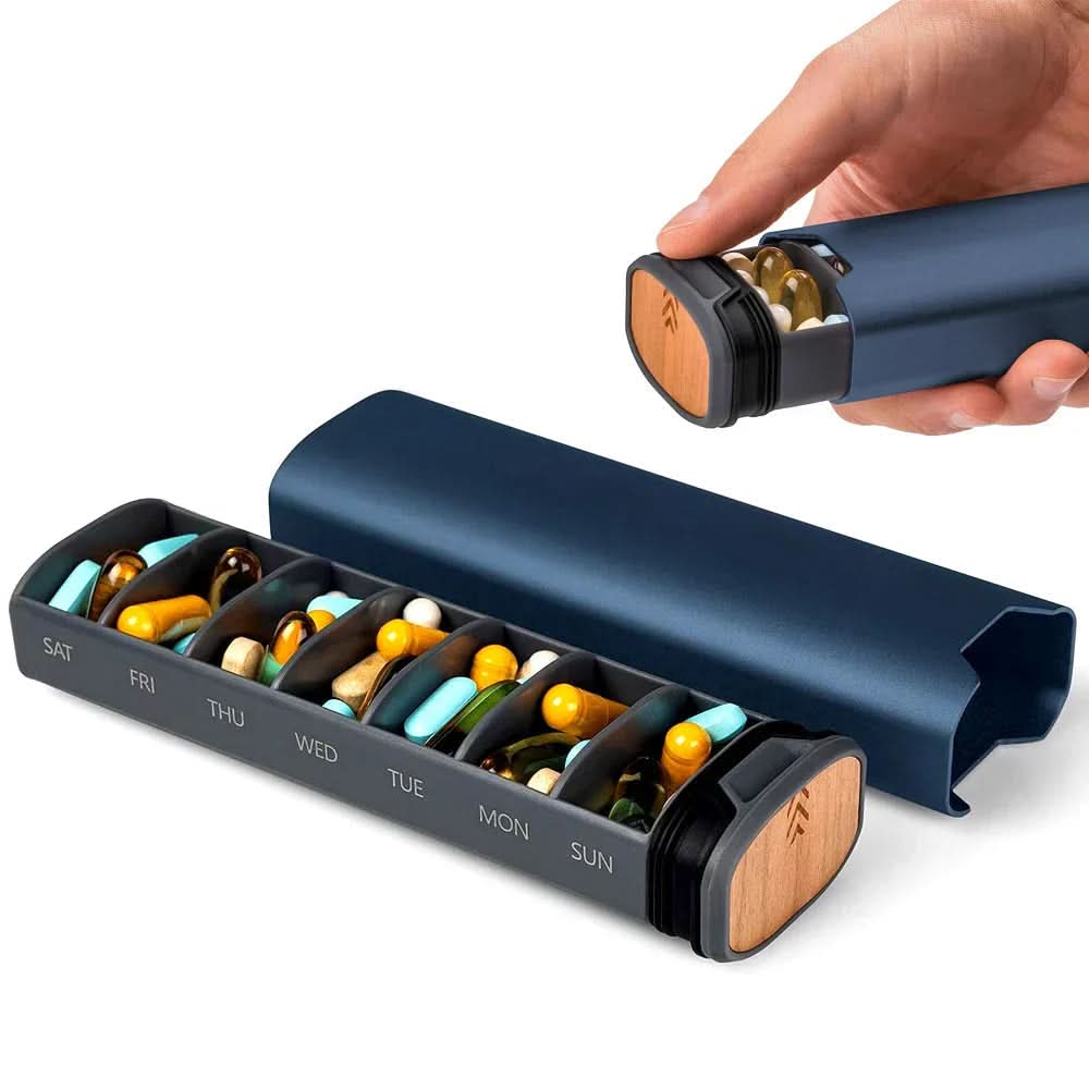 Norvo | Spill-proof 7-dagers pilleboks med lukking