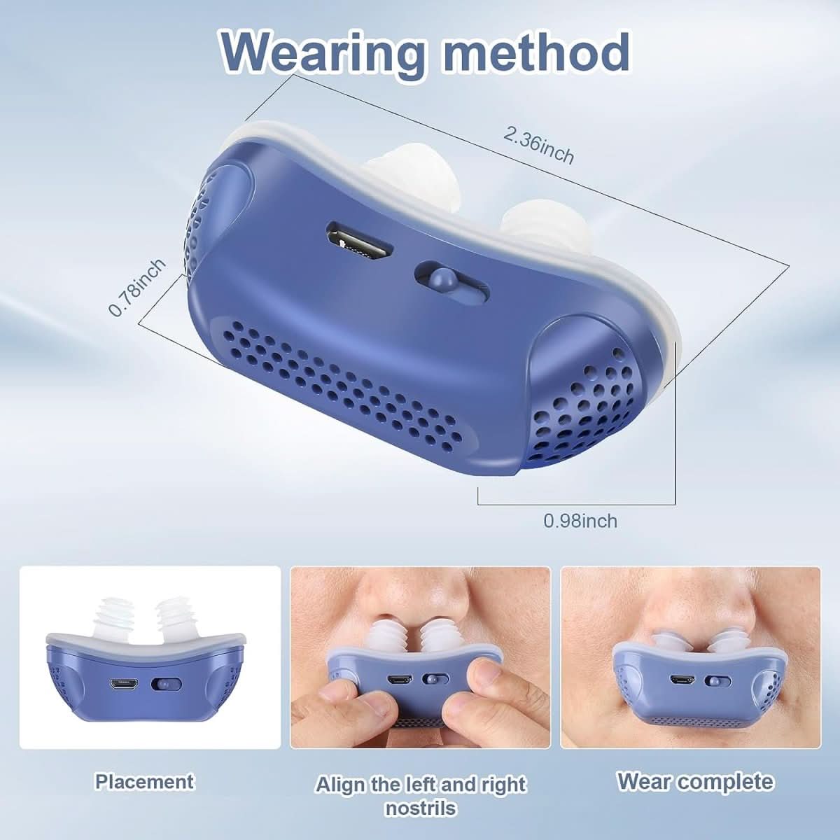 Norvo | Anti-Snoring CPAP-enhet uten maske for stille søvn og fri pust