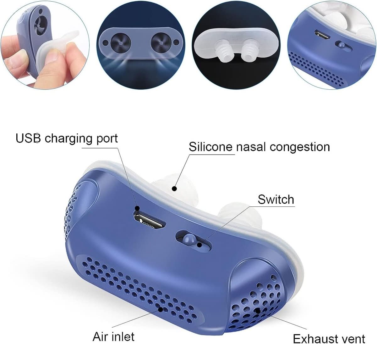 Norvo | MICROBREATH – Anti-Snorking CPAP-enhet uten maske for stille søvn og fri pust