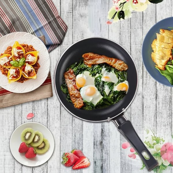 Norvo | Non-stick belagt mini stekepanne sett laget av rustfritt stål for sunn matlaging