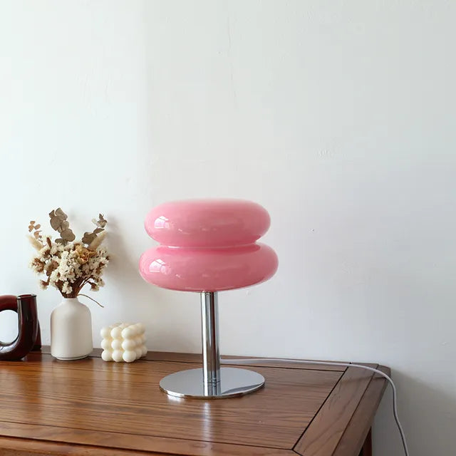 Macaron Glass Table Lamp – Moderne Stemningslys for Innendørsområder