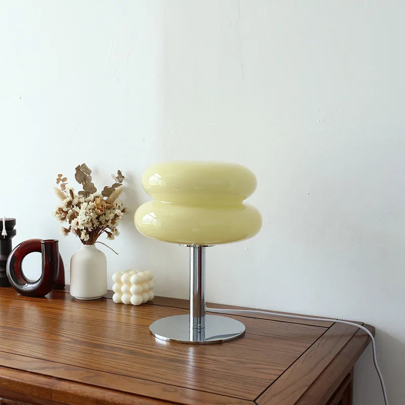 Macaron Glass Table Lamp – Moderne Stemningslys for Innendørsområder