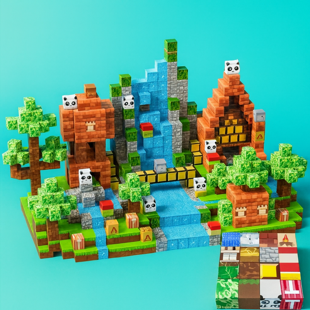 Norvo | Magnetiske Byggeklosser Kreativt Leke Sett