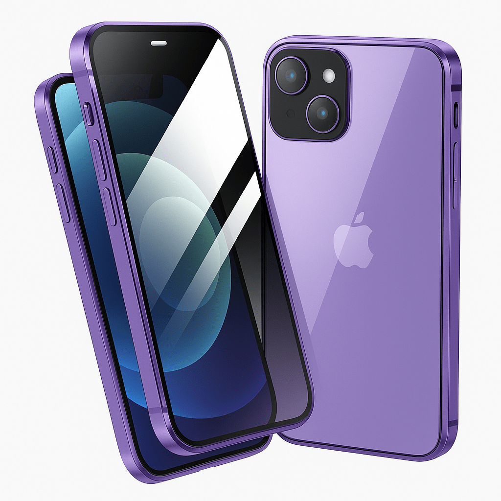 Norvo | Magnetisk personvernbeskyttelsesdeksel for iPhone med skjermbeskyttelse